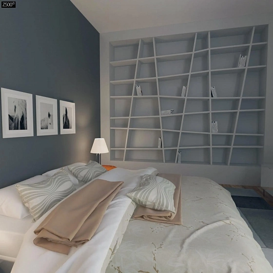 Увеличенная версия проекта Zx105 с гардеробными в каждой спальне.