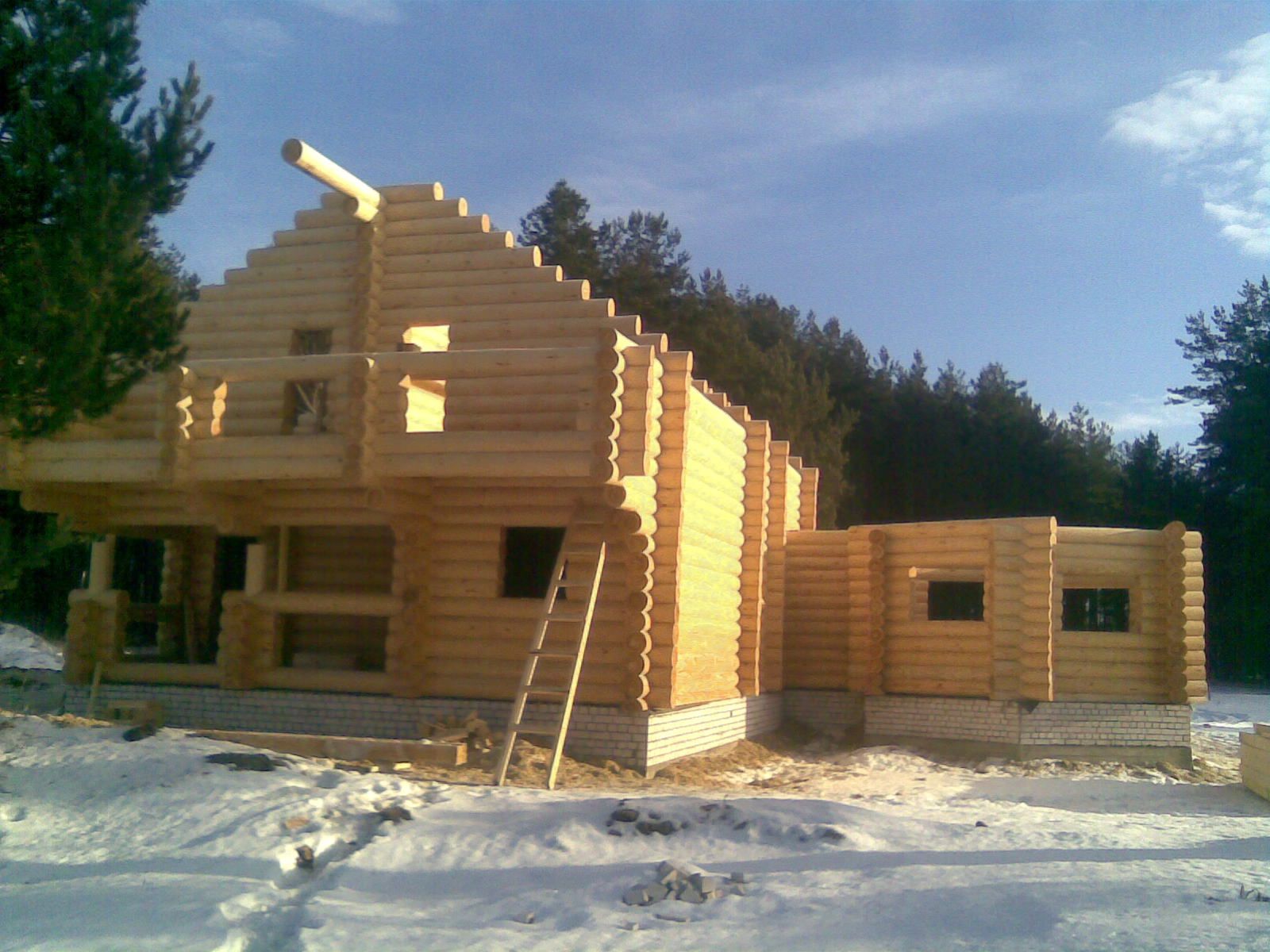 Строительство загородных домов зимой