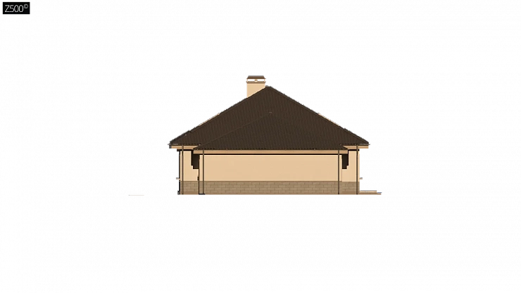 Современный дом с гаражом
